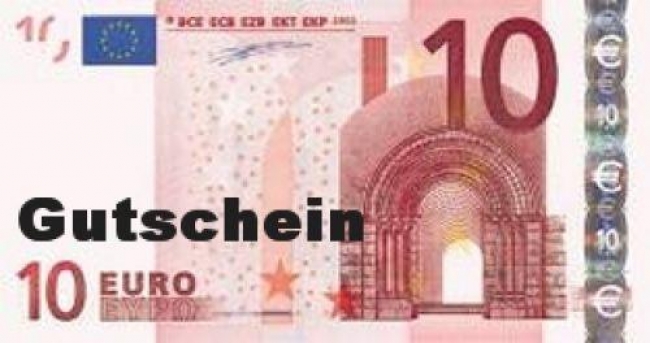 Gutschein über 15,- Euro