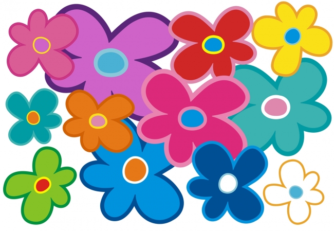 Hippie Flower Set 033