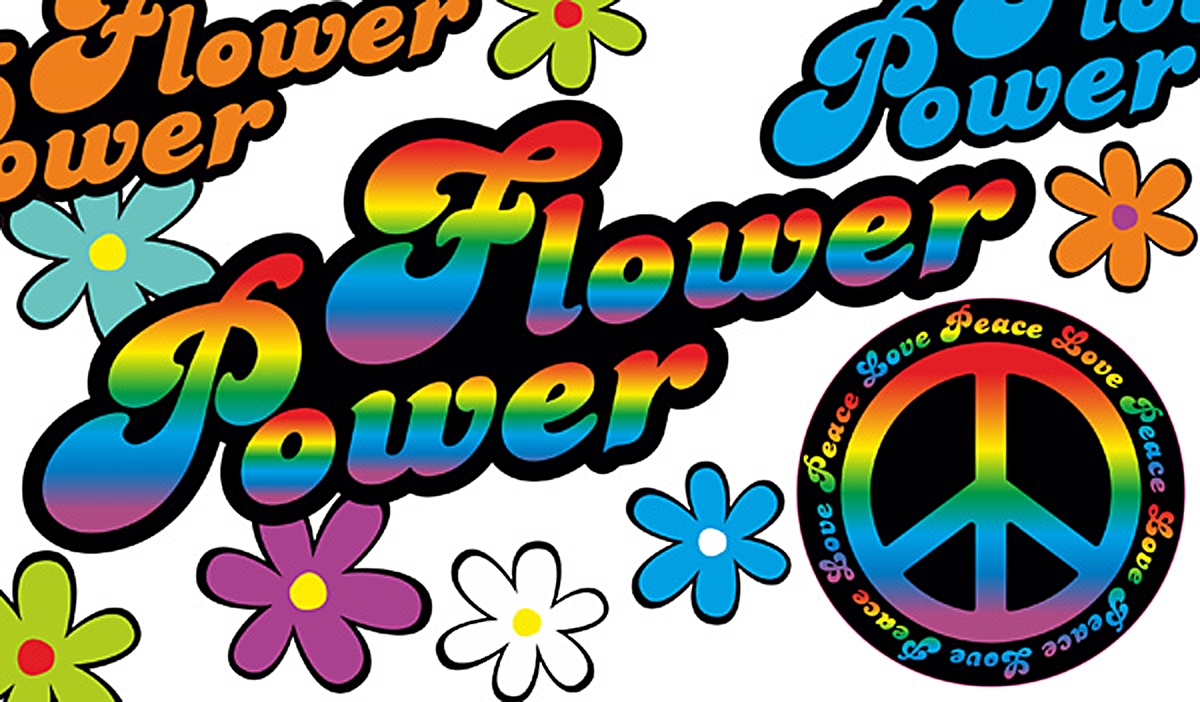 Autoaufkleber Aufkleber Hippie Blumen Reserveradcover - Plower