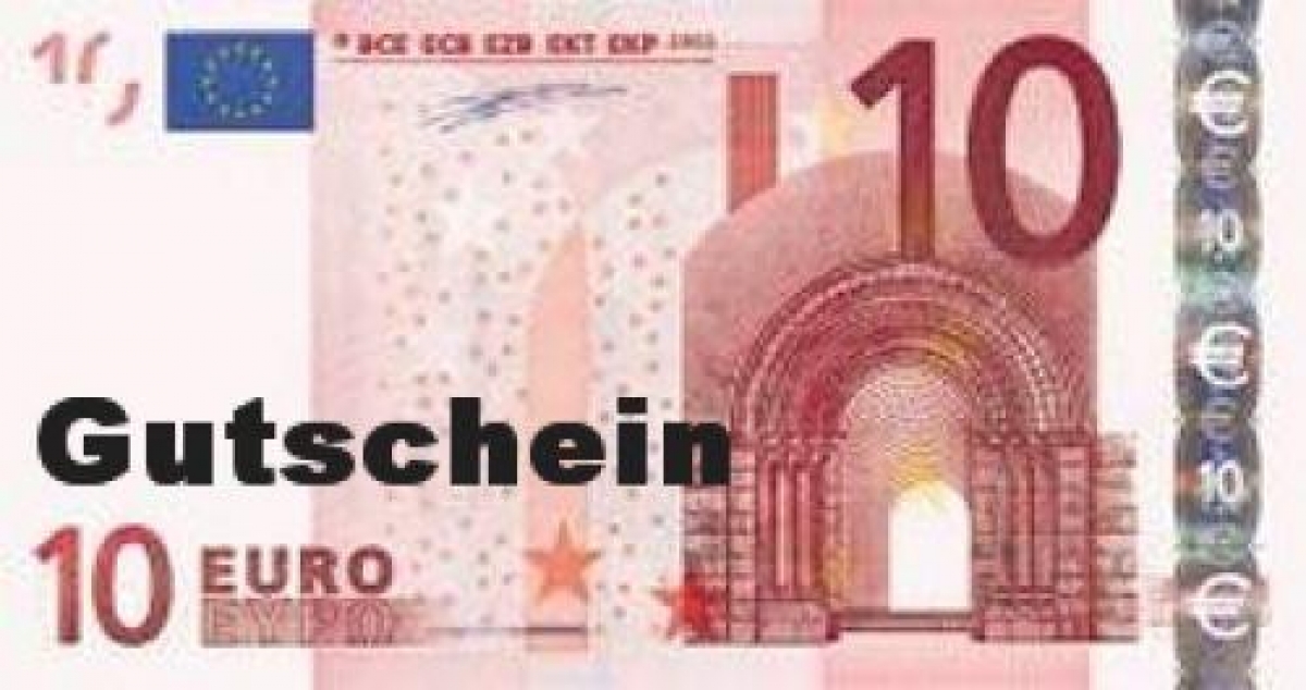 Gutschein über 15,- Euro