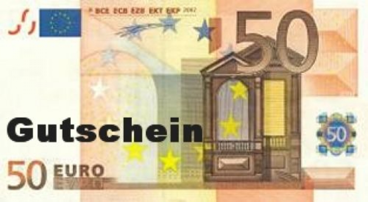 Gutschein über 50,- Euro