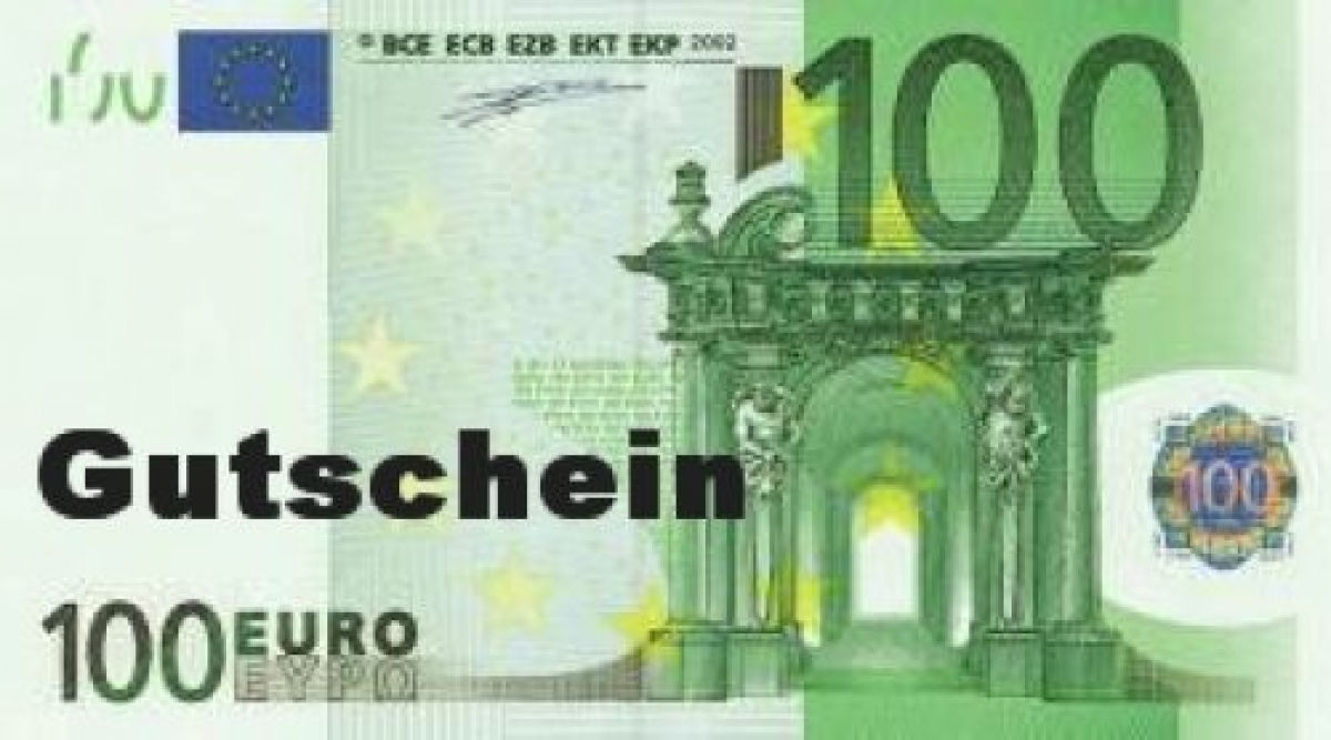 Gutschein über 100,- Euro