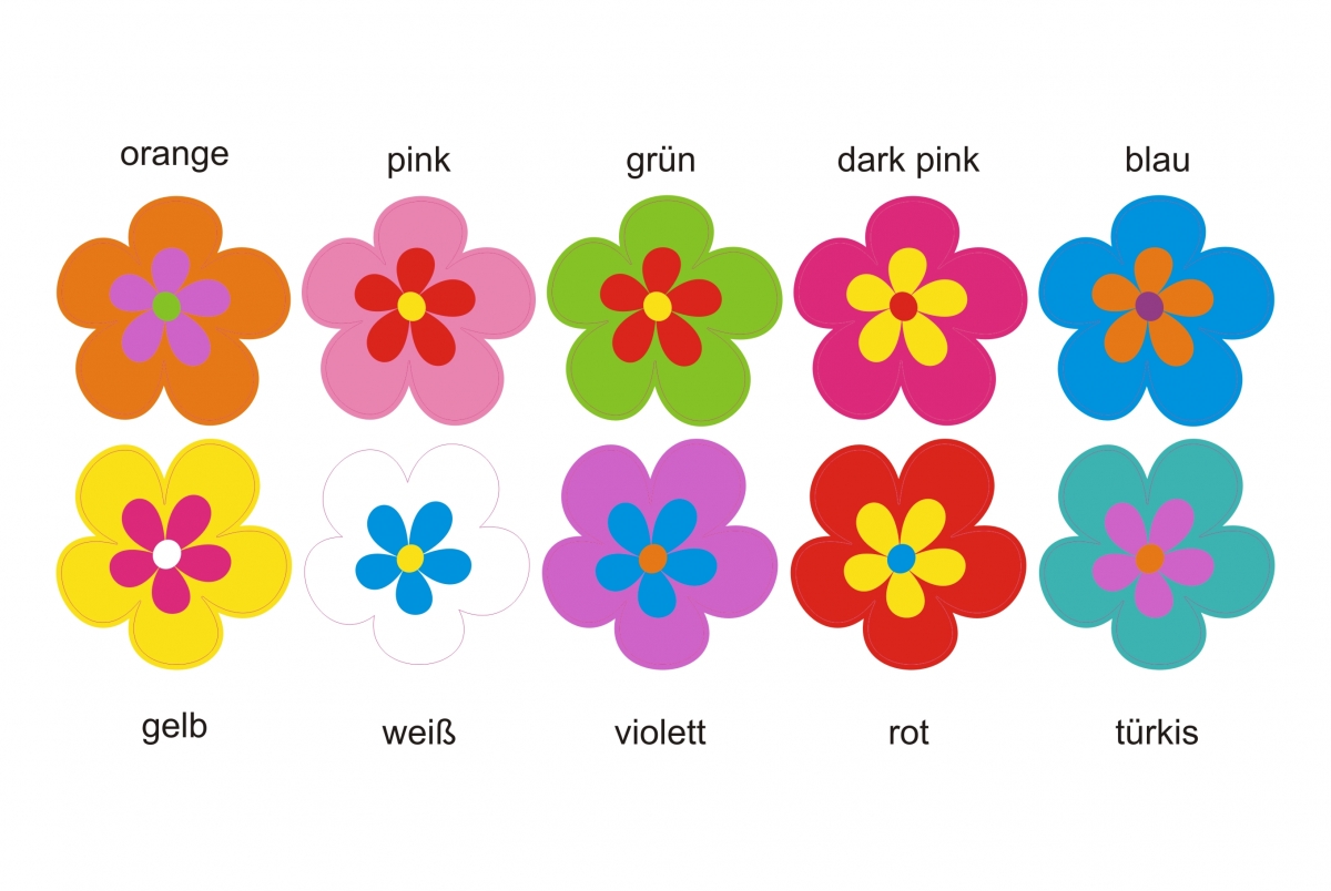 Hippie Flower Set 030 - in edler Matt Optik