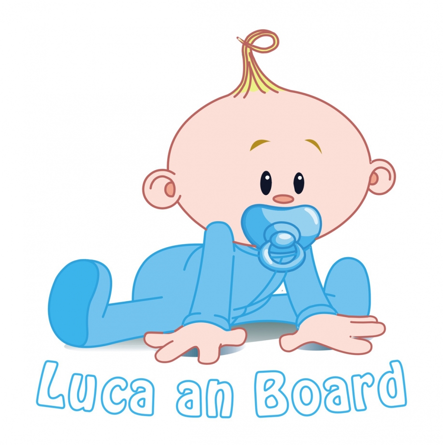 Baby an Bord 01 - Wunschtext