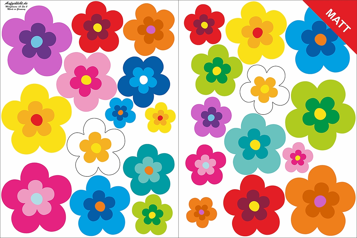 Mini Flowers 15/5 - matt